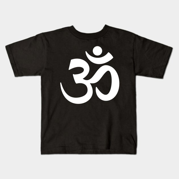 OM Yoga Master Kids T-Shirt by PrintcoDesign